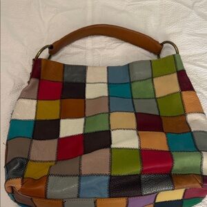 Stella &Max Multicolor Patchwork Tote Bag vintage 90's
